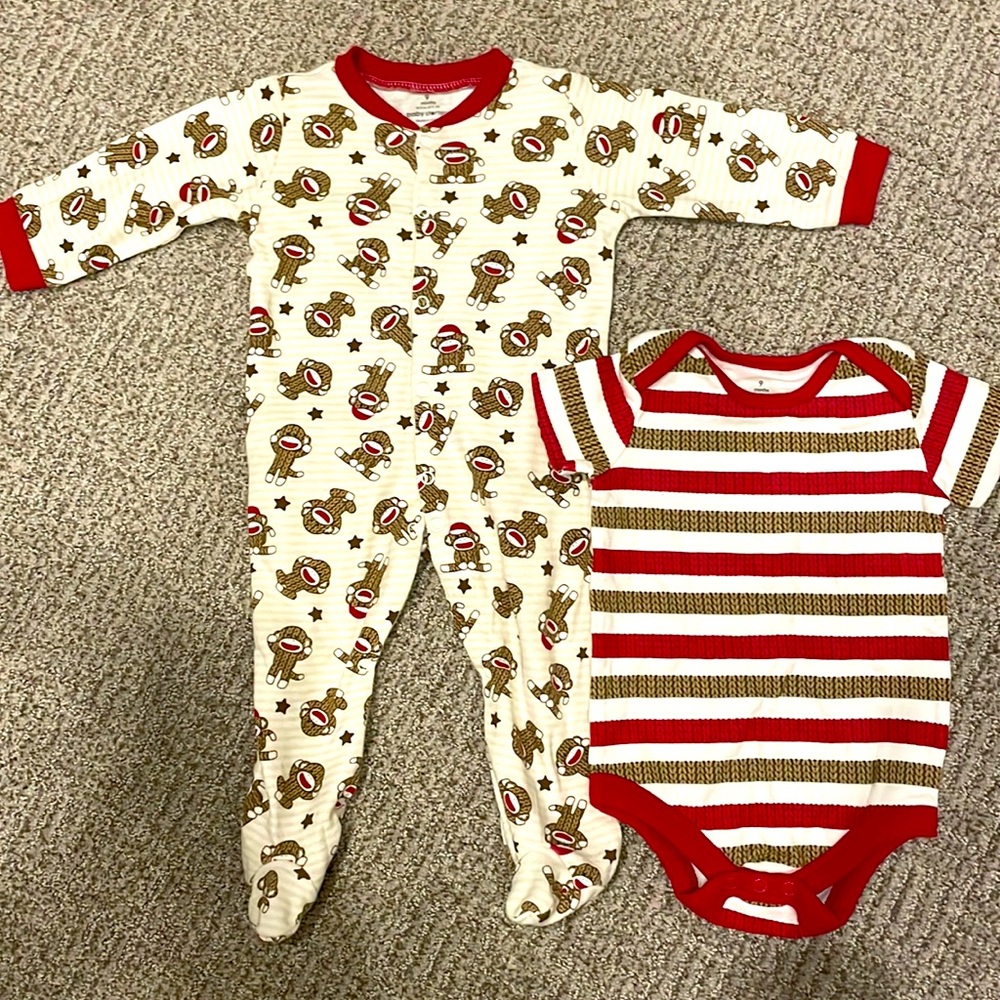 NWOT SFPF size 9 months baby onesies